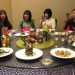 研修最初の中国料理をスマホでパシャリ